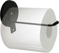 Magnetic Toilet Paper Roll Holder Tissue Roll Holder, Strong Magnet - for Refrigerator, Washer and Dryer Side, Boat, Van Camper,BBQ Grill - No Drilling or Nailing or glueing Needed (Black