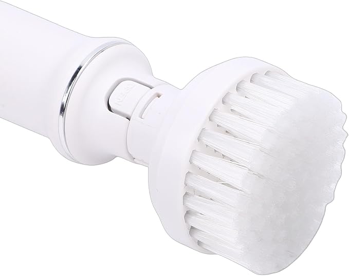 Electric Scrubber, Cordless Cleaning Brush with 3 Brush Heads and 5 Scrub Sponges, 3 Adjustable Speeds, for Bathroom, Kitchen, Shoes, Tiles and Household Cleaning