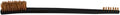 SE 7" Double Ended Copper Bristle Cleaning Brush - 7617CB