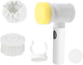 Handheld Bathtub Brush Electric Brush Cleaner Sink Electric Cleaning Bathroom Wash Brush Kitchen Cleaning Tool