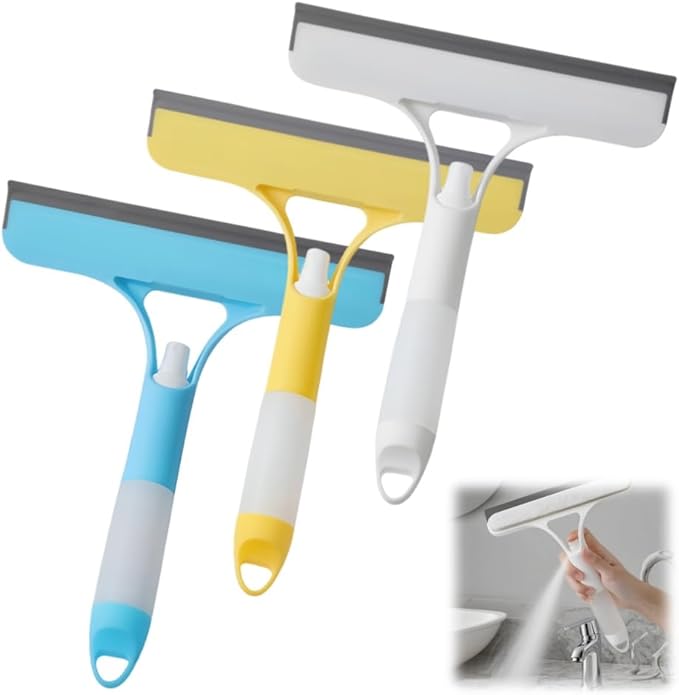 2025 Upgrade 3 in 1 Window Cleaning Scraper for Car, Home, Kitchen Window