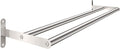 Double Towel Bar, MKO 24Inch Towel Racks for Bathroom, Stainless Steel Towel Rods for Bathroom Wall, Brushed Nickel