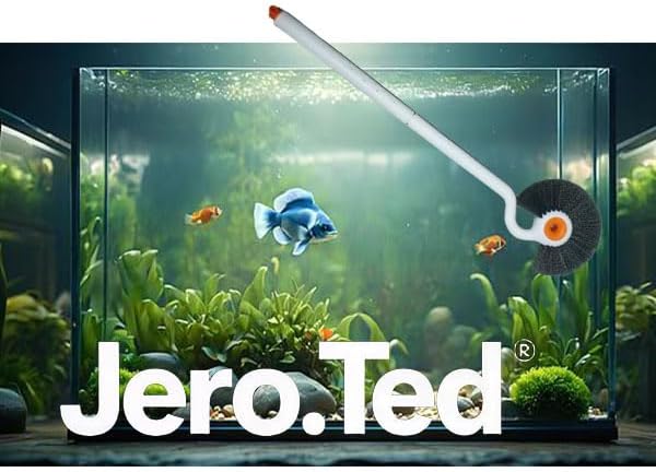 Toilet Wand Outdoor Aquarium Scrubber Brush with Long Handle Bathroom Angled Toilet Bowl & Fish Tank Brush, Japanese Rigid Non-Curl Scrubber with Curved Bristles, Deep Clean Bathroom Dead Corner