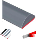 39in-Shower Threshold Water Dam,Shower Water Guard,Flexible Waterproof Splash,Self-Adhesive-Easy Install,for Use in Thresholds of Bathrooms and Kitchens Countertop Bedrooms(Grey)