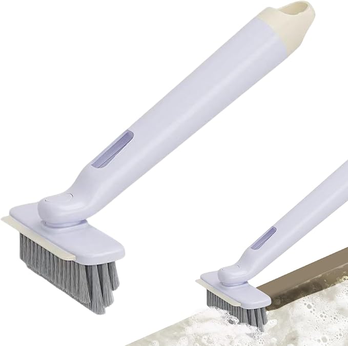 Small Crevice Cleaning Brush | 360-degree Rotating Grout Scrubbing Brush - Household Crevice Cleaning Tool | for Shower Bathroom Toilet Kitchen Home Industrial Floor Tile Wall Window