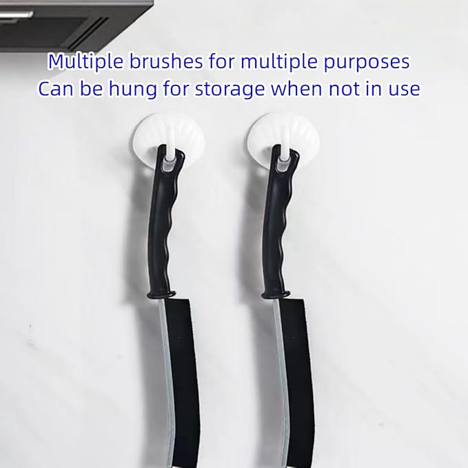 6 Pack Crevice Cleaning Brush, Grout Cleaner Brush, Hard Bristle Crevice Cleaning Brush for Toilet, Scrub, Bathroom, Home, Sink, Window, Cleaning Supplies