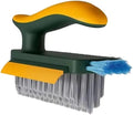 Bathroom Cleaning Brush with Comfort Grip Handle, Multi-Functional Scrub Brush for Tile, Grout, Shower, Kitchen Sink & Floor Cleaning