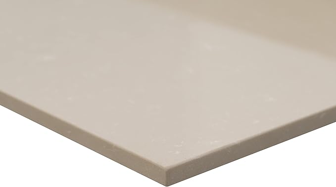 MSI Cosmic Sand Vanity Top with Under Mount Rectangle Single Bowl Ceramic Sink, Engineered Marble Stone, 4" CC Faucet Holes, 61"X22"