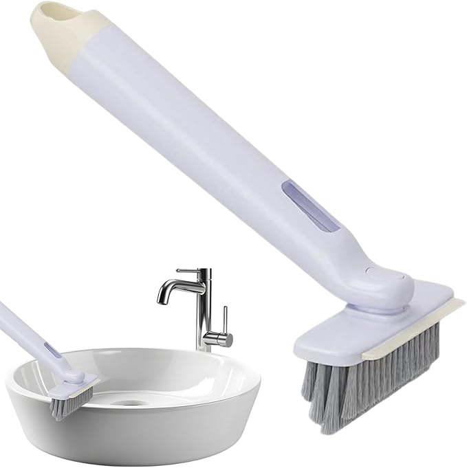 Crevice Brushes for Cleaning | 360-degree Rotating Grout Scrubbing Brush,Bathroom Crevice Cleaner,for Shower Bathroom Toilet Kitchen Home Industrial Floor Tile Wall Window