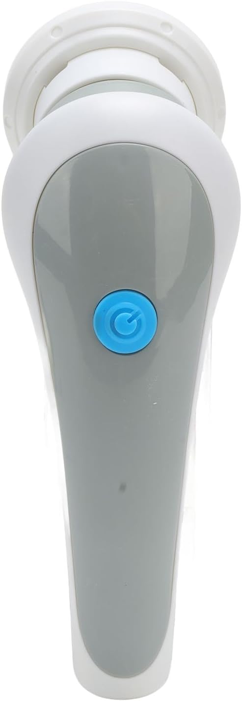 Electric Spin Scrubber Handheld Cleaning Brush with 3 Brush Heads, 360° Rotating USB Rechargeable - Powerful Removal, Lightweight Portable Design for Home & Kitchen Clean