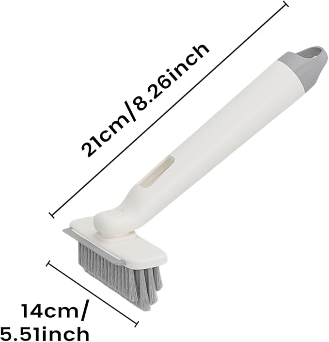 Crevice Brush, 360-degree Rotating Grout Brush, Household Crevice Cleaning Tool, for Shower Bathroom Toilet Kitchen Home Industrial Floor Tile Wall Window