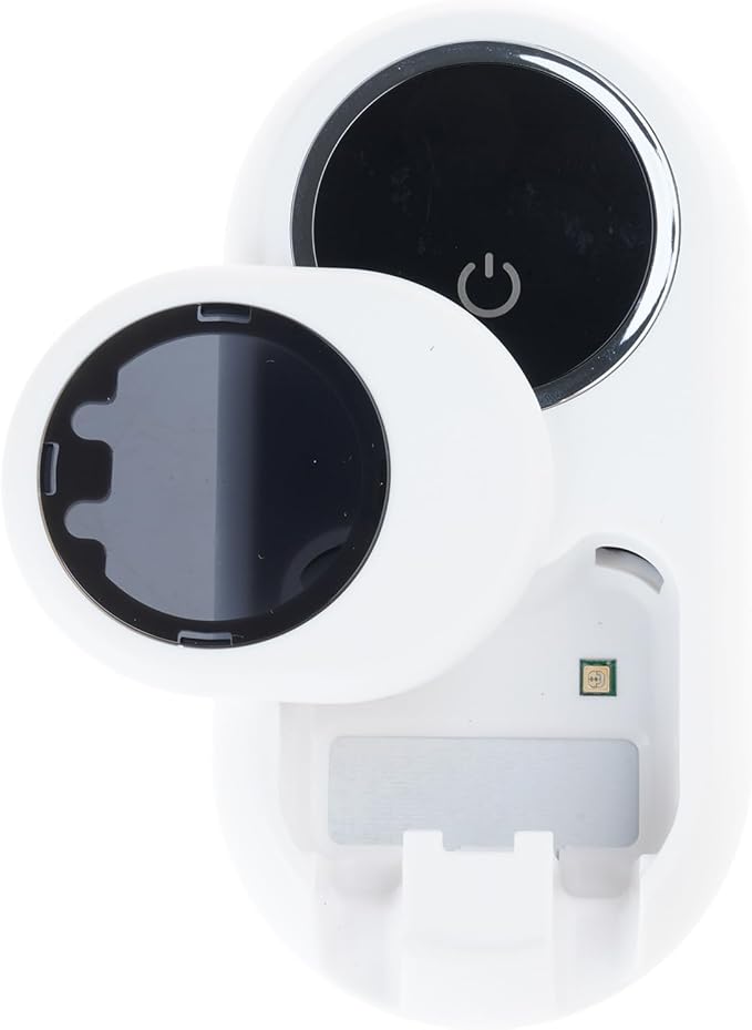 Display Toothbrush Holders Wall Mounted for 2 Rechargeable Bathroom Organizers with LED Screen Easy Install Toothbrush Dryer