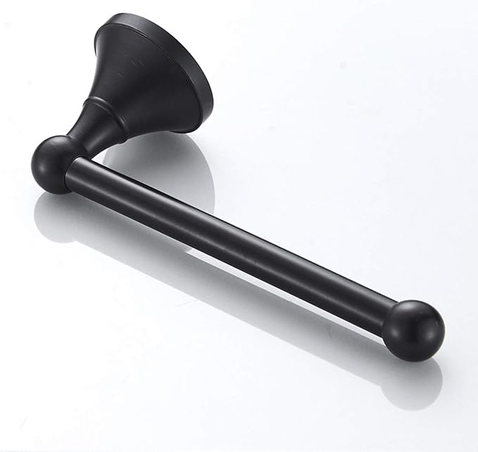 Flybath Toilet Paper Holder Without Cover Brass Bathroom Tissue Roll Bar Wall Mounted, 20 cm / 7.87 inches, Oil Rubbed Bronze