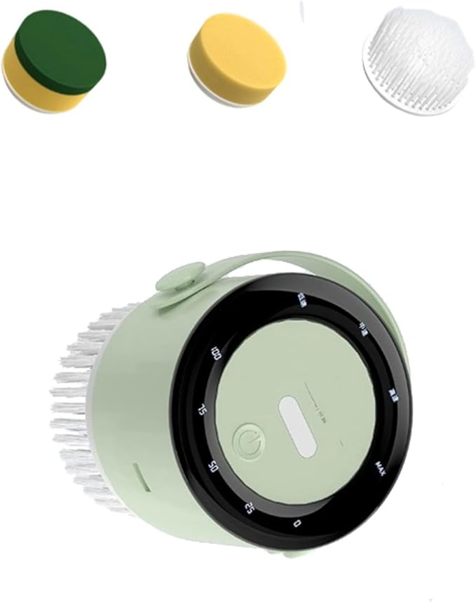 Rechargeable Electric Scrubber Ergonomic Grip Heavy Duty for Shower Sink Appliances Bathroom Cleaning Brush