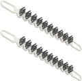 DOITOOL 2pcs Bendable Crevice Cleaning Brush Double-end Hard Bristle Tool for Kitchen Metal Surface and Gap Cleaning