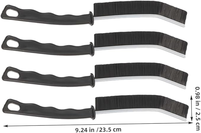 Cabilock 10pcs Multi-Purpose Hard Bristle Crevice Brushes Cleaning for Deep Cleaning Narrow Gaps Grout and Reach Areas Kitchen and Bathroom