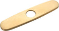 Hole Cover Deck Plate Escutcheon 10 Inch for Bathroom or Kitchen Sink Faucet Single Hole Stainless Steel Brushed Gold Faucet Deck Plate