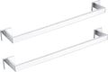 BANOLUX Towel Rack, 16-Inch Single Towel Bars for Bathroom, Towel Racks for Bathroom Wall Mounted SUS304 Stainless Steel Hand Towel Holder Heavy Duty, Chrome Towel Bar 2 Pack, A7-TB-PC-16IN-2PACK