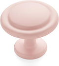 Ravinte 45 Pack 1-1/4 inch Kitchen Cabinet Knobs Pink Frosted Dresser Zinc Pulls Door Drawer Handles for Dresser Drawers