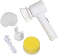 AVFORA Kitchen Home Handheld Dishwashing Brush Electric Cleaning Machine Multifunctional Washing Polishing Tools Power Scrubber Electric Scrubber Shower Scrubber for Cleaning Kitchen, Window, Dish