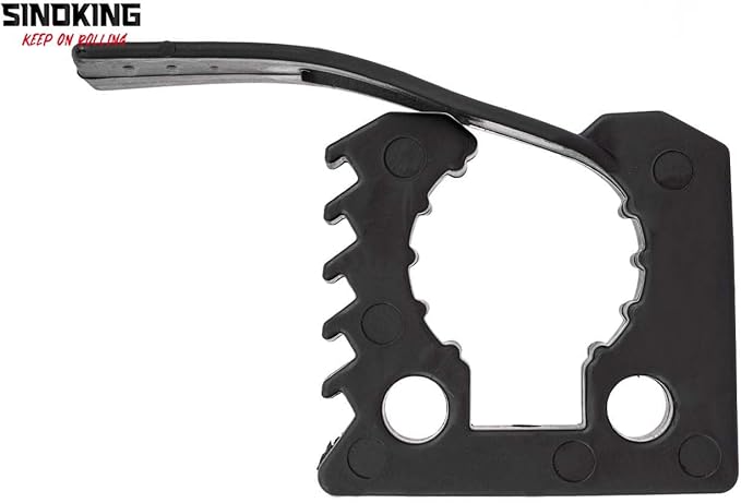 SINOKING Shovel Mount Rubber Clamp for Securing Equipment from 1-1/4" to 1-3/8" in diameter for Home, Garage, Boat, RV, ATV & Off-Road