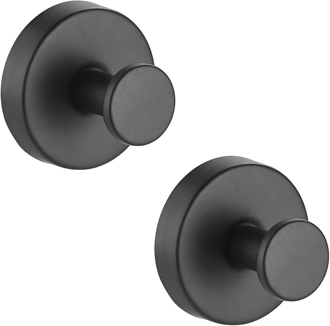 Eyesoul Hold No-Drill Hook Stainless Steel Waterproof Suction Cup Hooks for Shower Bathroom Kitchens Hanging Towels Suction Cup Hooks