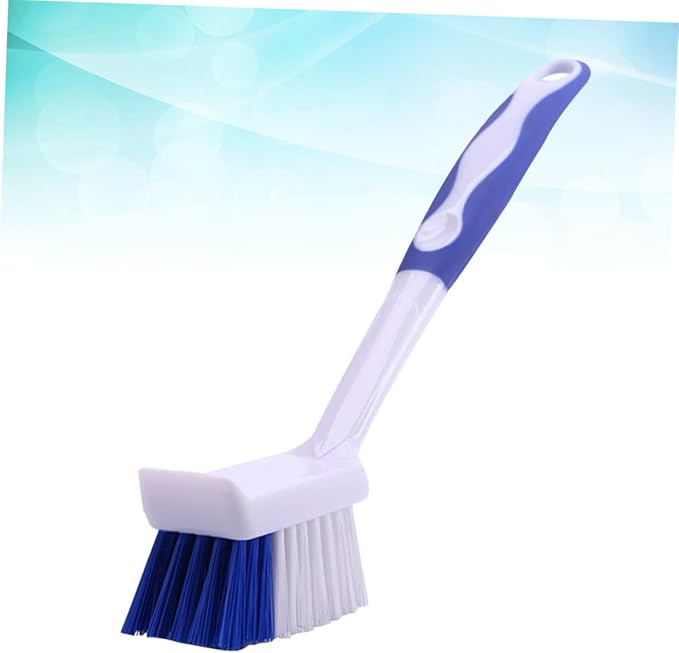 2pcs Practical Long Handle Brush Multifunctional Cleaning Tool for Kitchen Grout Brush Bowl Pot Cleaning