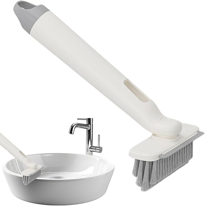 Cleaning Brush for Crevice - 360-degree Rotating Grout Brush - Bathroom Crevice Cleaner | for Shower Bathroom Toilet Kitchen Home Industrial Floor Tile Wall Window