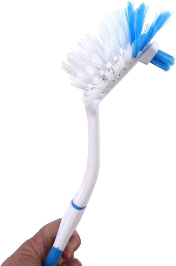 Treasure Gurus Set of 4 Toilet Sink Shower Tub Scrubber Bathroom Brushes Household Cleaning Supply Hand Tool