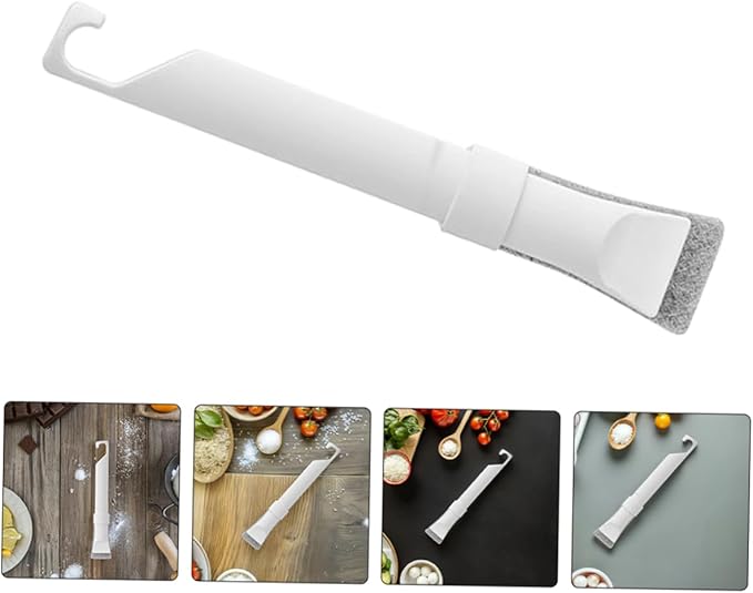 Generic 1 Set Multifunctional Grout Brush Compact Cleaning Tool for Tight Spaces Kitchen Bathroom Sinks and Window Tracks Includes Detachable Scraper for Versatile Use