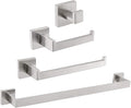 TURS 4 Pieces Bathroom Hardware Accessories Set Brushed Towel Holder Set,Wall Mounted,Premium Stainless Steel.Q7BRP4-40CM