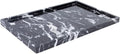 100% Natural Marble Serving Tray Luxury Marble Storage Tray for Home Decor Stone Tray for Bathroom/Kitchen/Vanity/Dresser,Plate Holder for Tissues, Candles, Towel
