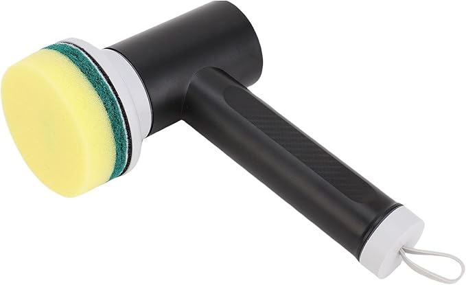 Electric Spins Scrubber, Power Scrubber with 1200mAh Battery and 2 Speeds, Cordless Cleanings Brush with 4 Replaceable Brush Heads, for Bathtub Tile Kitchen Sink