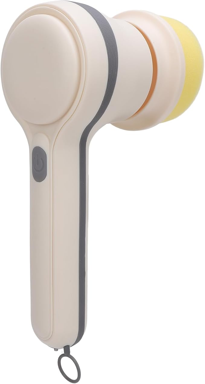 Electric Scrubber Cordless for Bathroom and Kitchen, Electric Brush with 4 Interchangeable Heads