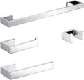 BAGNOLUX Bathroom Hardware Set, Bath Towel Holder Set SUS304 Stainless Steel, Towel Rack for Wall Mounted, Chrome Bathroom Accessories Set Fixture Heavy Duty, Polished Chrome