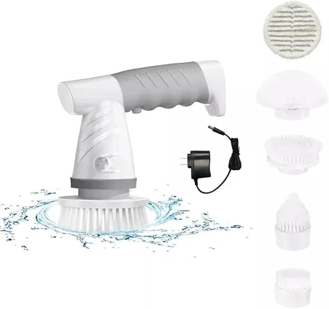 Ivory.Best Versatile Electric Cleaning Brush (Gray 3)