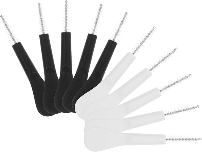 10pcs Multifunctional Crevice Cleaning Brush Set Mini Gap and Grout Cleaning Brushes Handheld Small for Kitchen Bathroom Window and Door Slots