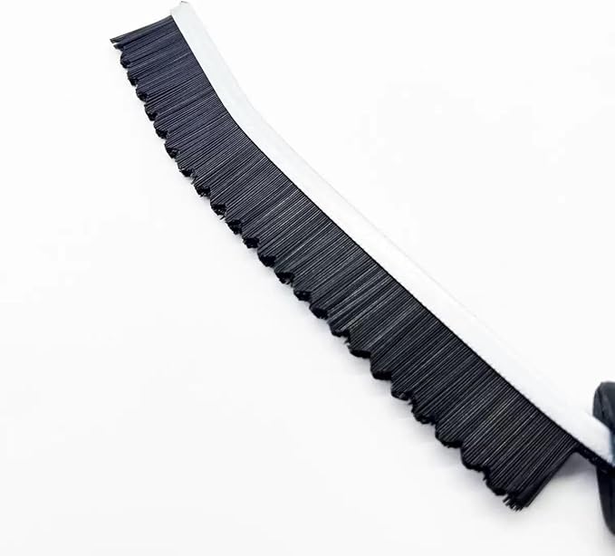 Kitchen,Bathroom Cleaning Brush with Ergonomic Handle, Black