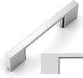 Amerdeco 10 Pack Polished Chrome Cabinet Pulls 3 Inch(76MM) Hole Centers Kitchen Cabinet Handles Cabinet Hardware Kitchen Handles for Cabinets Cupboard Handle Drawer Pulls ZH0060