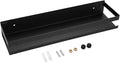OwnMy Bathroom Shower Shelf Stainless Steel Bath Kitchen Basket Shower Caddy Rack, Rustproof Metal Bathroom Storage Floating Shelves Wall Mounted Shower Corner Rectangular Shelf - 16 Inch Black