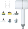 ASkinds Electric Spin Scrubber, 360 Rotating Cordless and Handheld Bathroom Scrubber with 6 Replaceable Cleaning Brush Heads for Cleaning Kitchen, Tile, Tub Floor, Sink, Window and Stove (White)