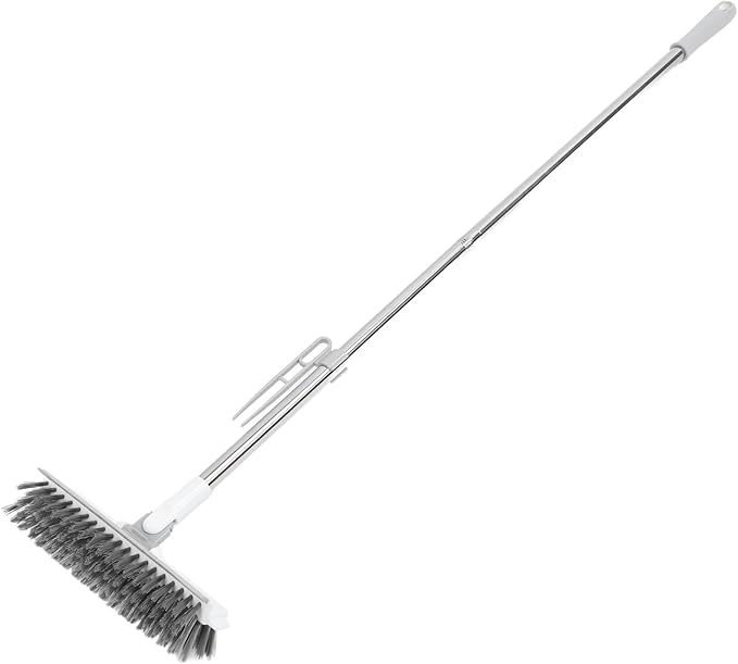 Socobeta 2 in 1 Floor Brush Scrubber, Long Handle Grout Brush with Stiff Brushes and Removable Head for Bathroom Kitchen Tile Floor (370.00)