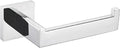 Toilet Paper Holder, Angle Simple SUS304 Stainless Steel Bathroom Tissue Holder, Open Arm Toilet Paper Roll Hanger Wall Mount, Polished Chrome