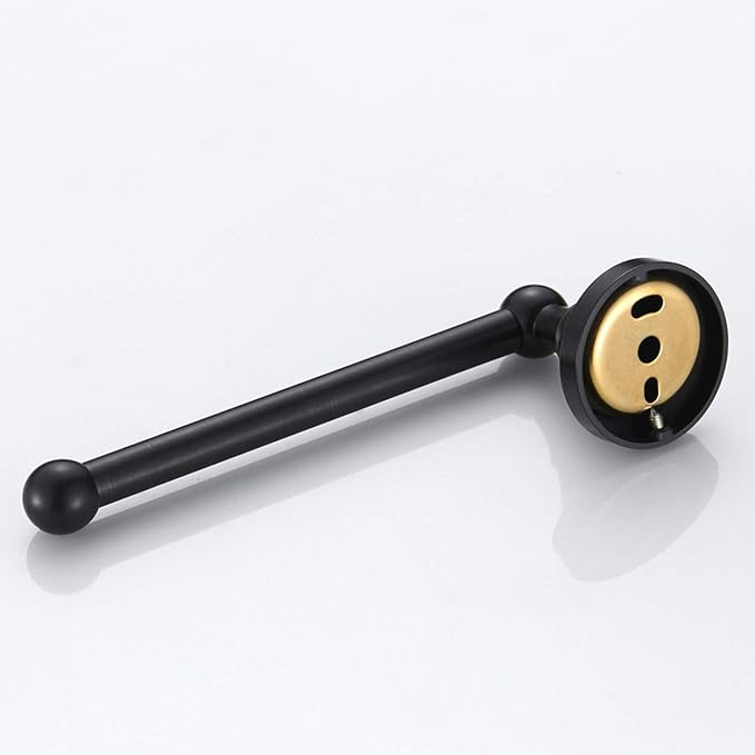 Flybath Toilet Paper Holder Without Cover Brass Bathroom Tissue Roll Bar Wall Mounted, 20 cm / 7.87 inches, Oil Rubbed Bronze
