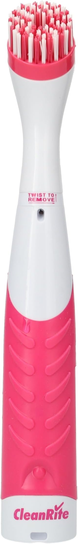 CleanRite® Multi Scrubber Electric Cleaning Brush - 10,000 RPM | Versatile & Compact (135g) | Battery Operated | Dimensions: 3.8 x 3 x 28 cm | IPX6 Waterproof - Pink