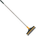 Veemoon Double-Sided Floor Scrub Brush for Grout and Tile Bathroom Floor Scrubber Brush with Long Handle Yellow-Green Upgrade Deep Corner Cleaning