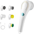 Electric Scrubber, Rechargeable Electric Cleaning Brush with 5 Brush Heads, Electric Scrubber Brush Cleaning Tools, Household Cleaning Brushes for Bathroom Wall Tiles Floor Bathtub Kitchen