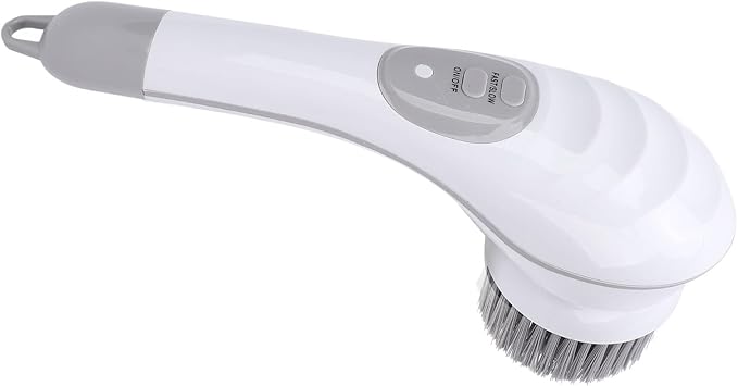 Electric Scrubber Kit - 2 Gears Handheld Cordless Brush for Kitchen & Bathroom, Ergonomic Design for Easy Use