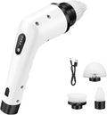 Electric Spin Scrubber Shower Scrubber Cordless Cleaning Brush Scrubber for Home, 3 Heads Replacement, Chargeable Cleaning Brush for Bathroom Car Floor Tile