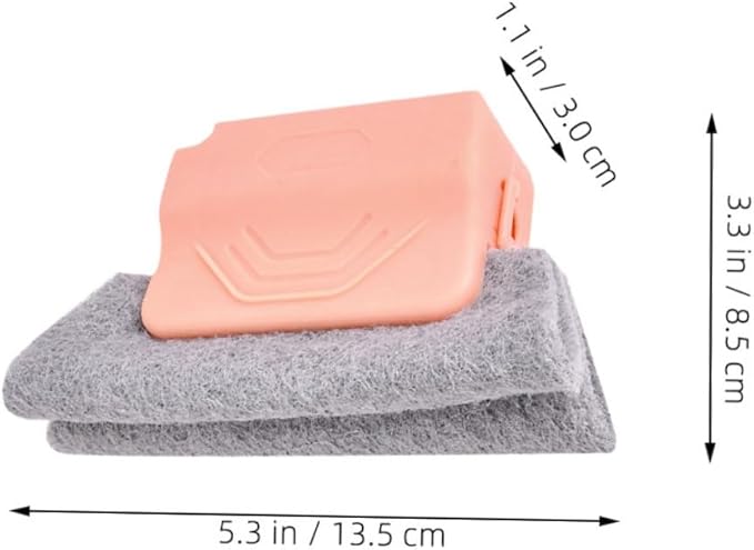 3pcs Window Cleaning Brush Set Crevice Cleaning Brush for Home Window Grout Cleaner